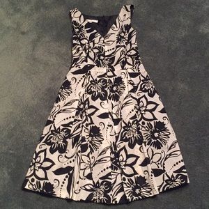 Black and Creme dress